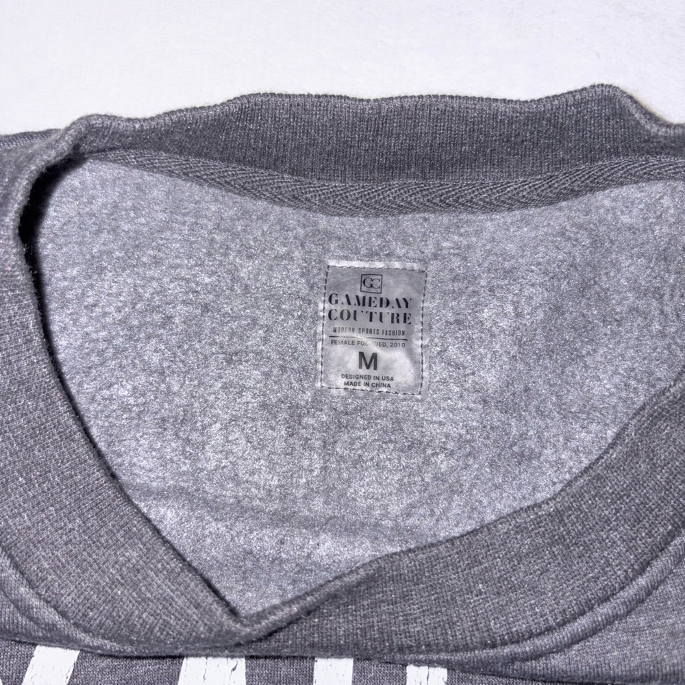 Texas A&M Aggies Gray Crew Neck Sweater - Picture 2 of 3